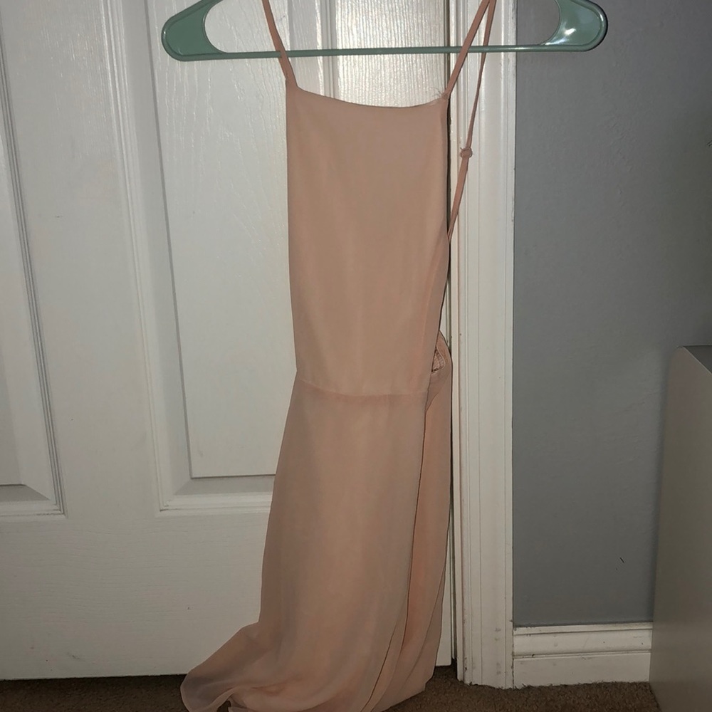 Light pink mini dress